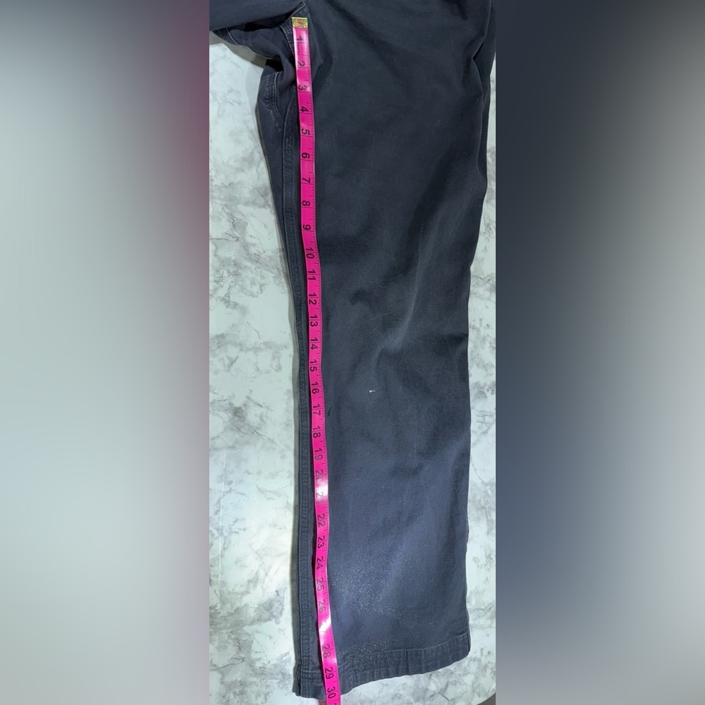 Duluth Men’s Fire Hose Carpenter rugged durable work Pants size 42x32 Navy - Picture 4 of 7